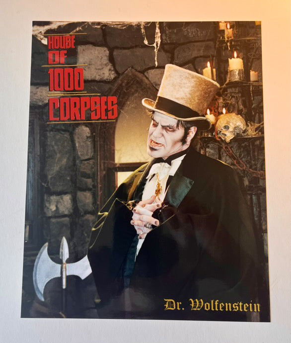 Gregg Gibbs (Dr Wolfenstein) Autograph 8x10