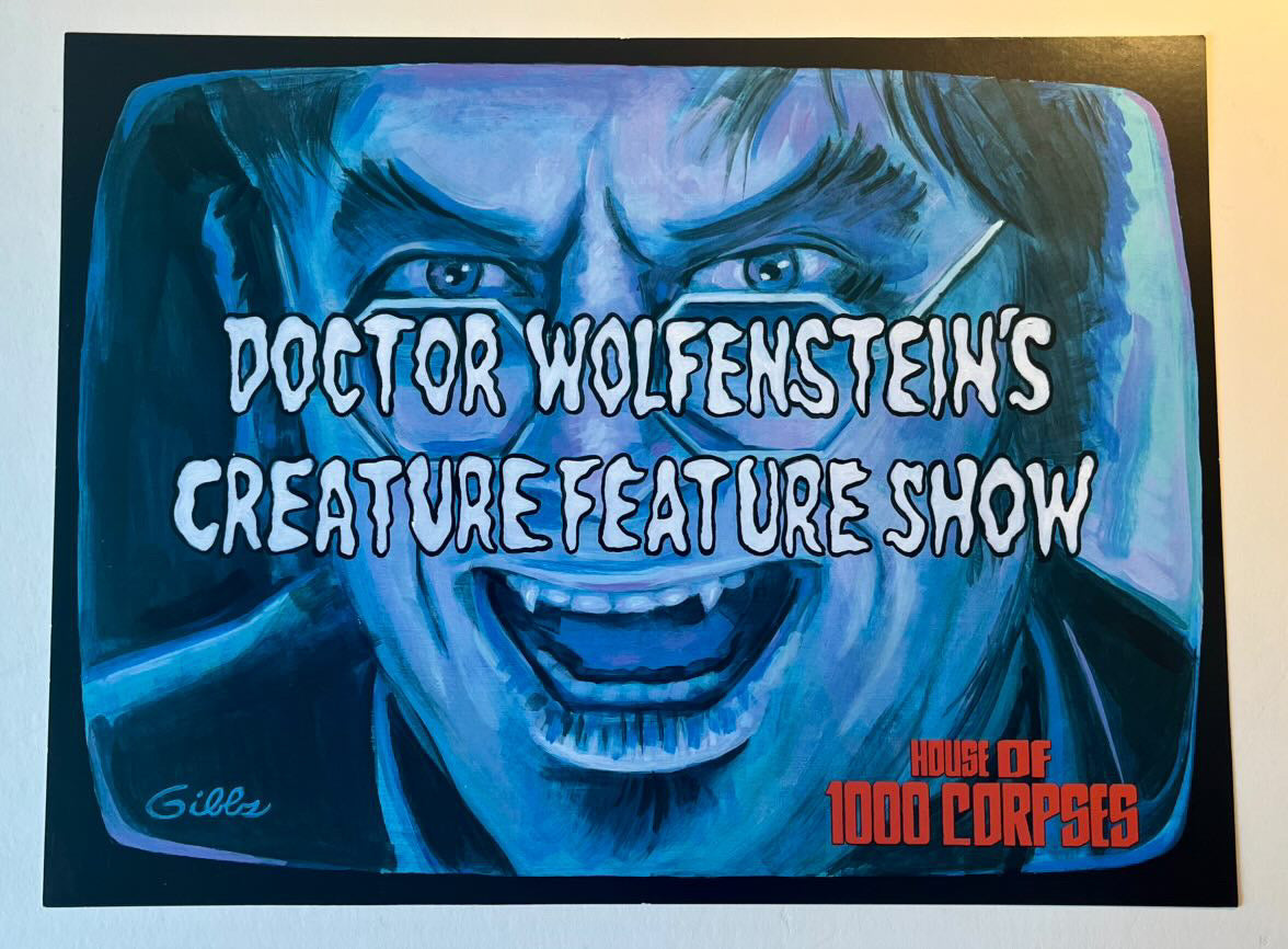 Gregg Gibbs (Dr Wolfenstein) Limited Print Artwork Done By Gregg GIbbs