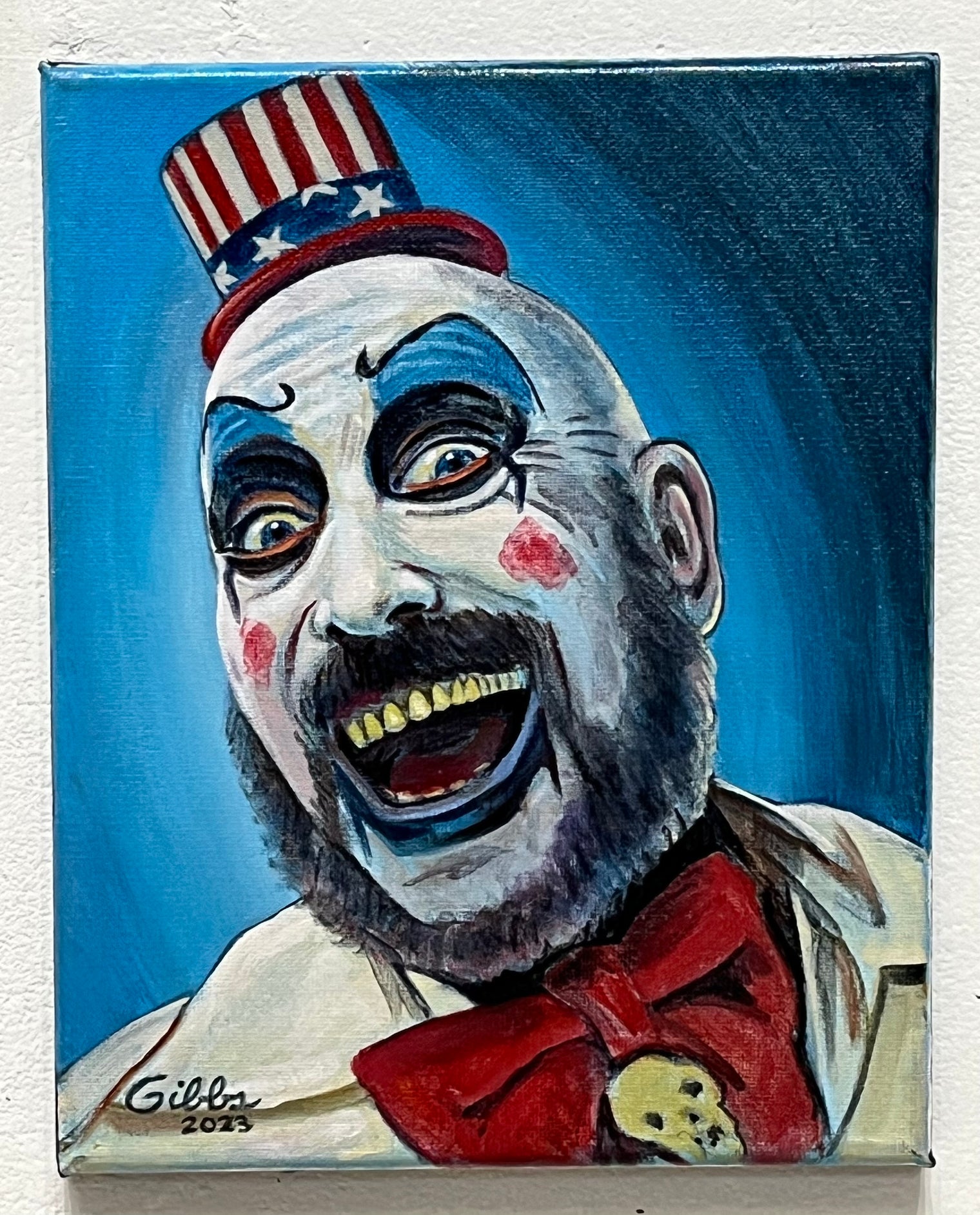 Gregg Gibbs Original Acrylic Painting on 8x10 Canvas