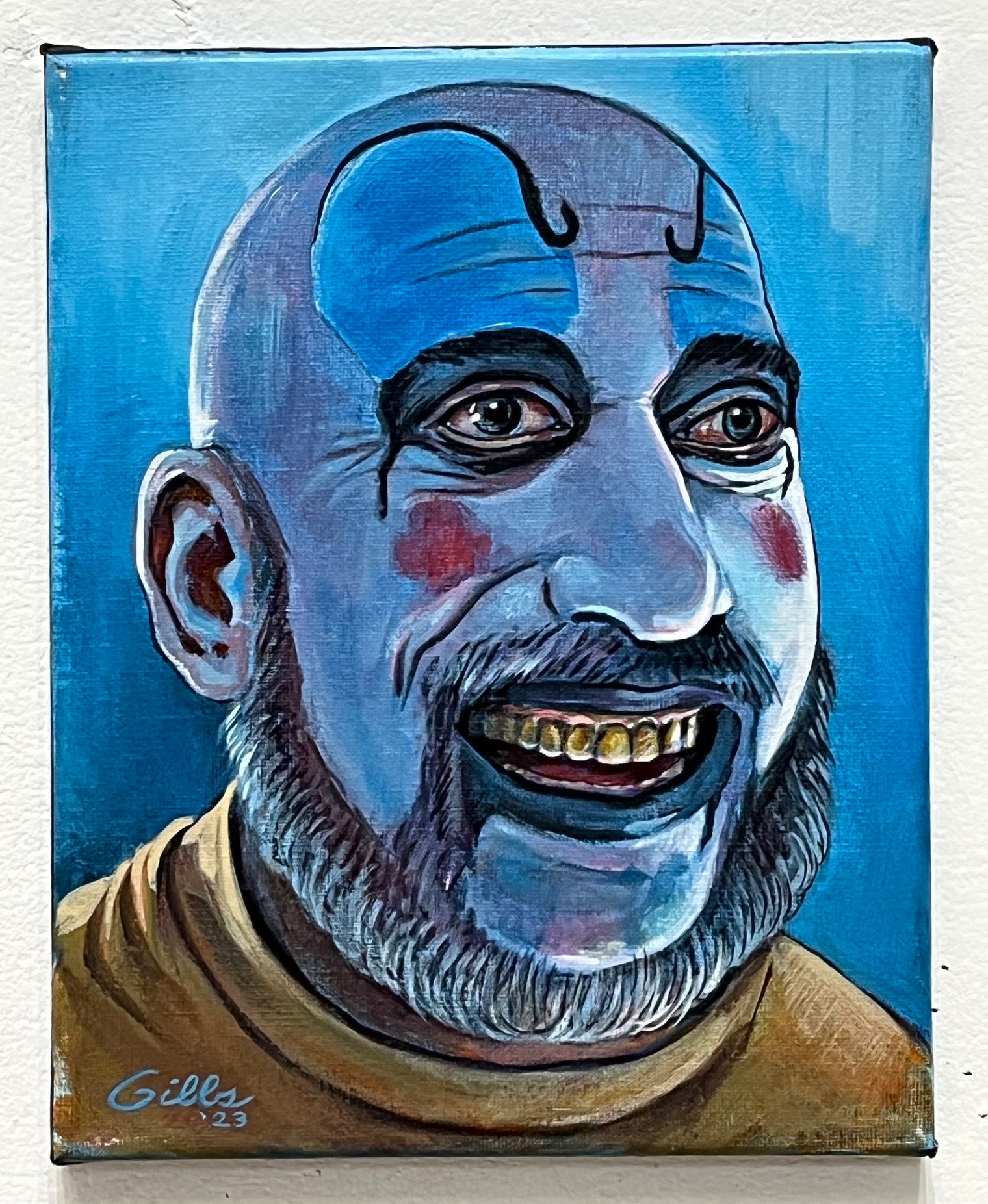 Gregg Gibbs Original Acrylic Painting on 8x10 Canvas