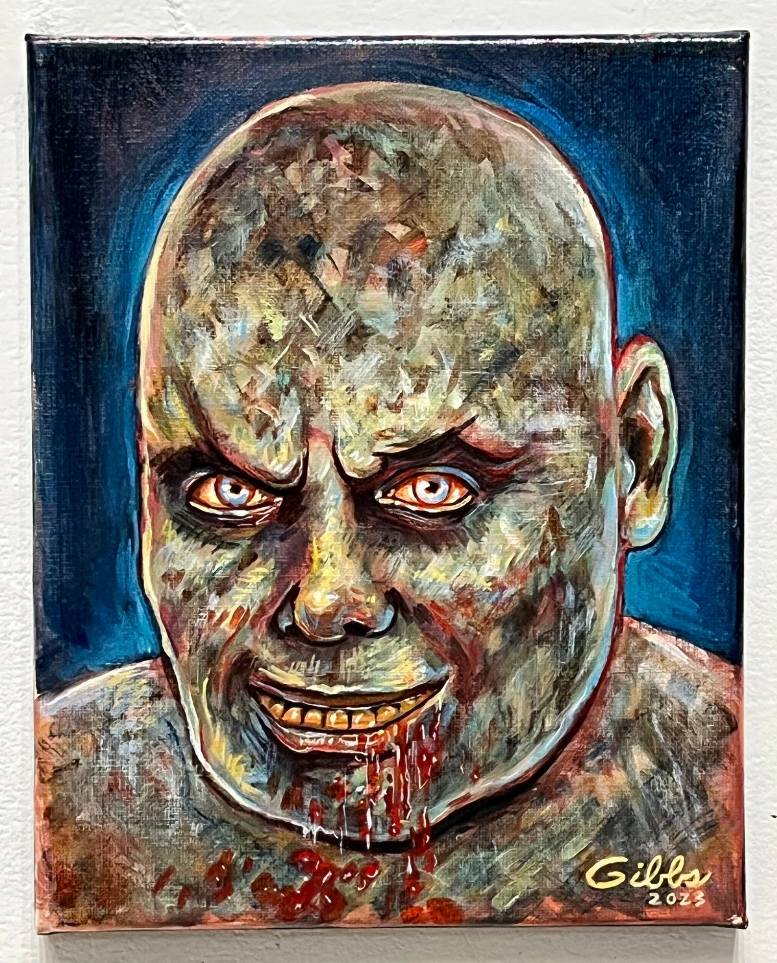 Gregg Gibbs Original Acrylic Painting on 8x10 Canvas
