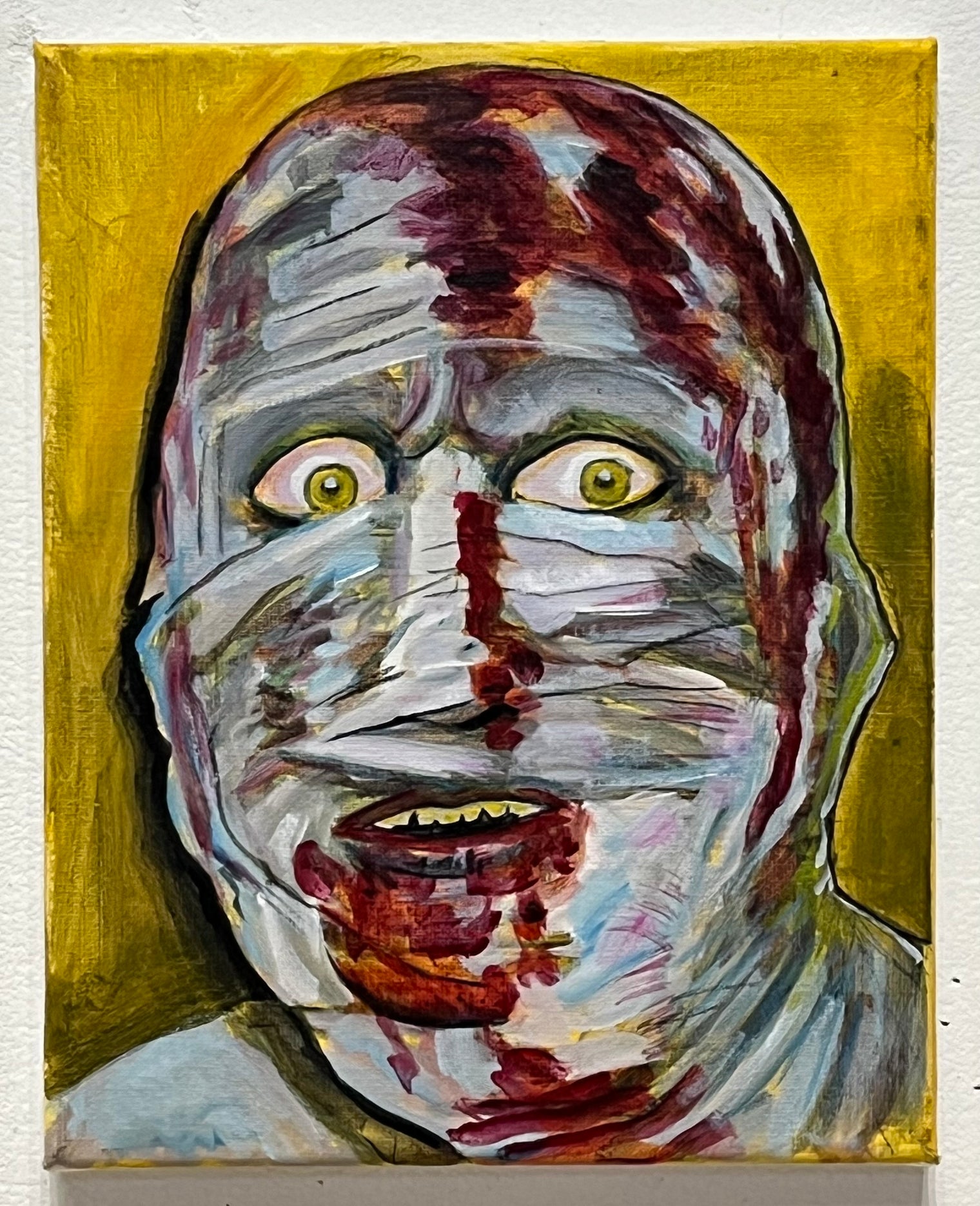 Gregg Gibbs Original Acrylic Painting on 8x10 Canvas