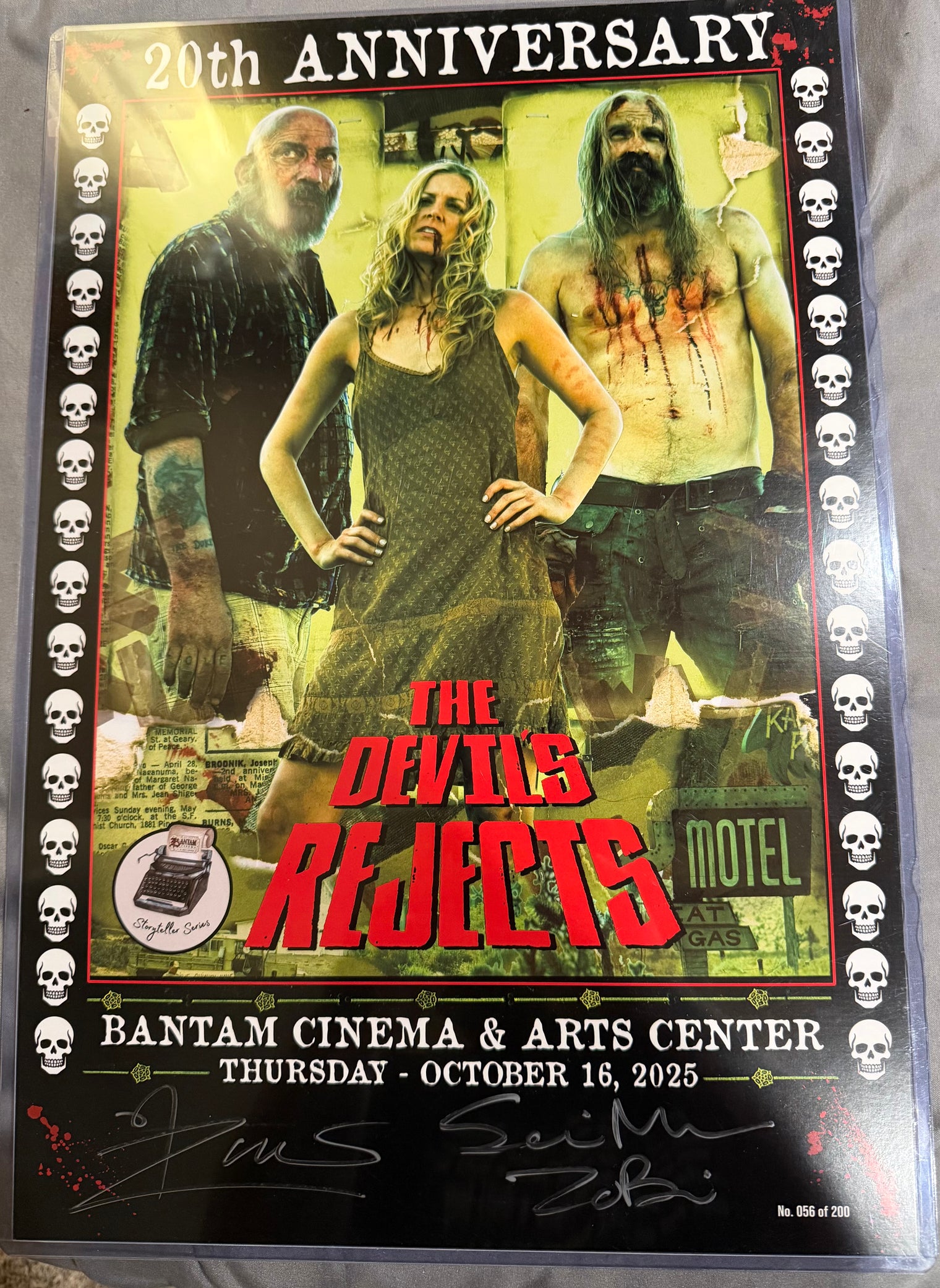 Rob & Sheri Moon Zombie signed The Devils Rejects 20th anniversary Print