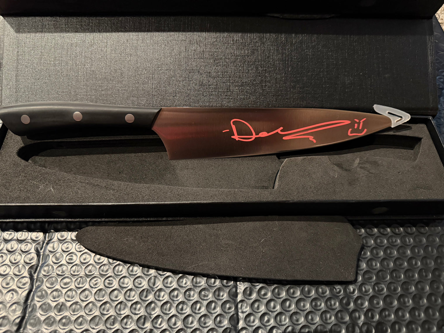 DAEG FAERCH SIGNED REAL CHEF KNIFE
