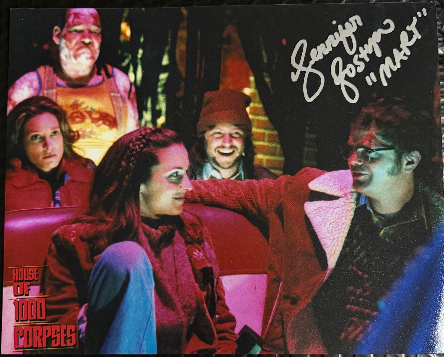 JENNIFER JOSTYN SIGNED HOUSE OF 1000 CORPSES PRINT