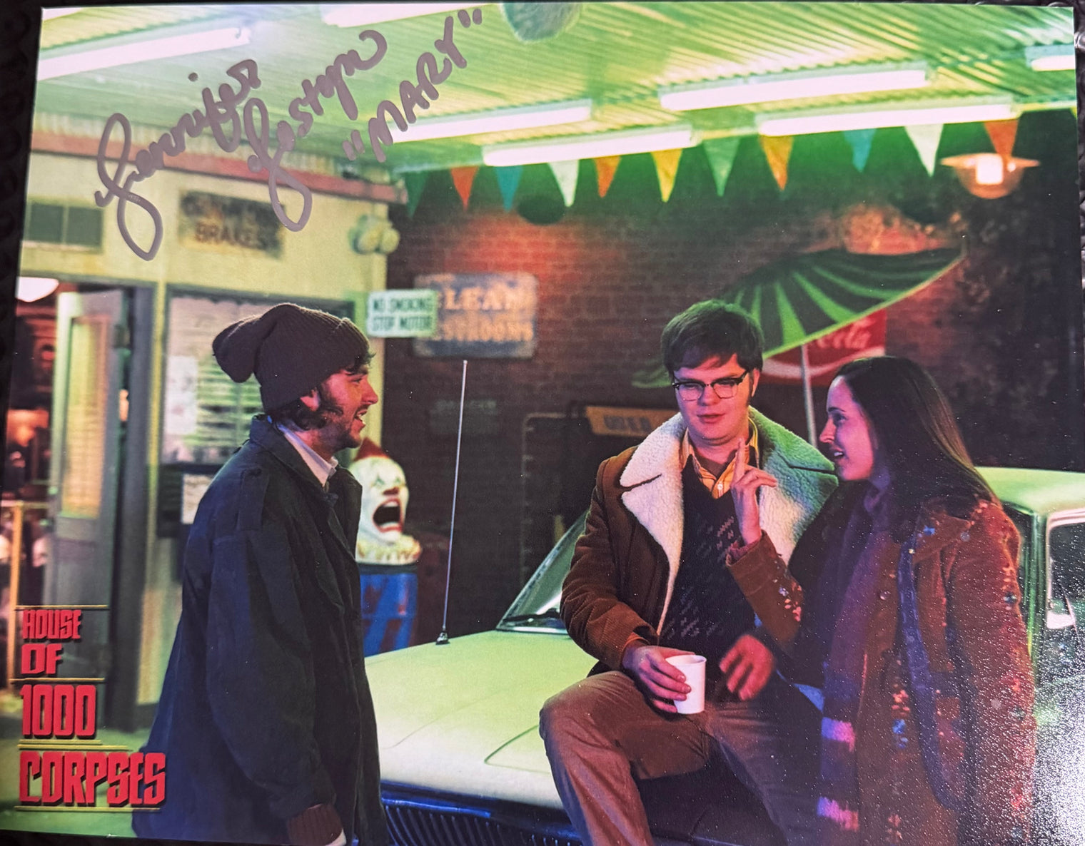 JENNIFER JOSTYN SIGNED HOUSE OF 1000 CORPSES PRINT