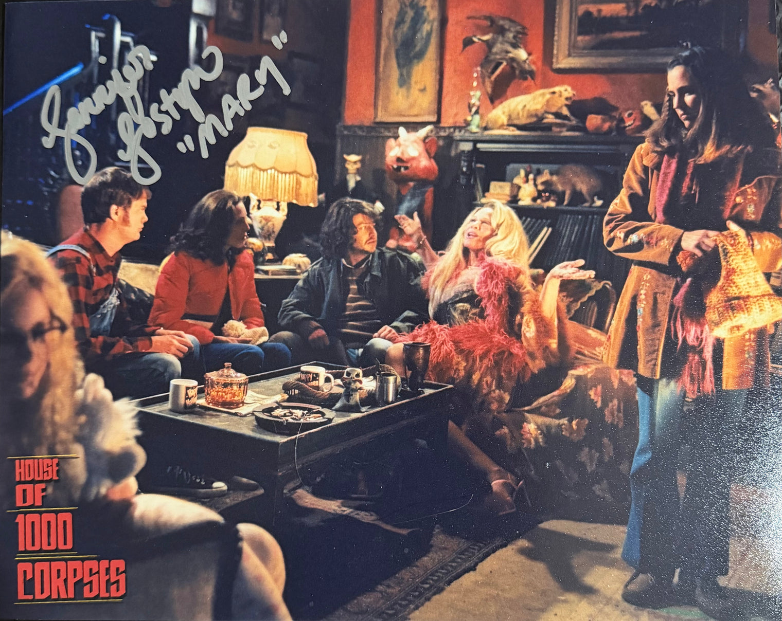 JENNIFER JOSTYN SIGNED HOUSE OF 1000 CORPSES PRINT