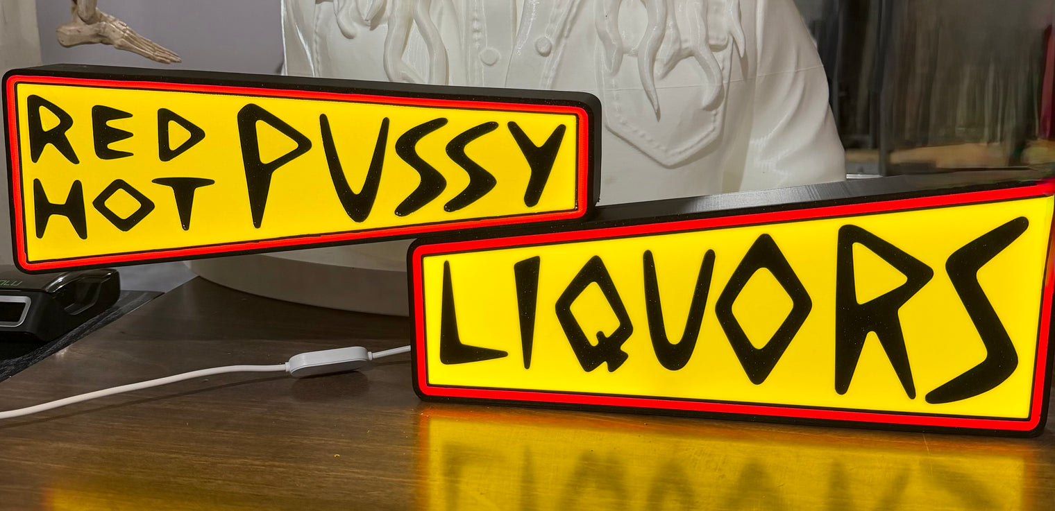 Red Hot Pussy Liquors Lightbox