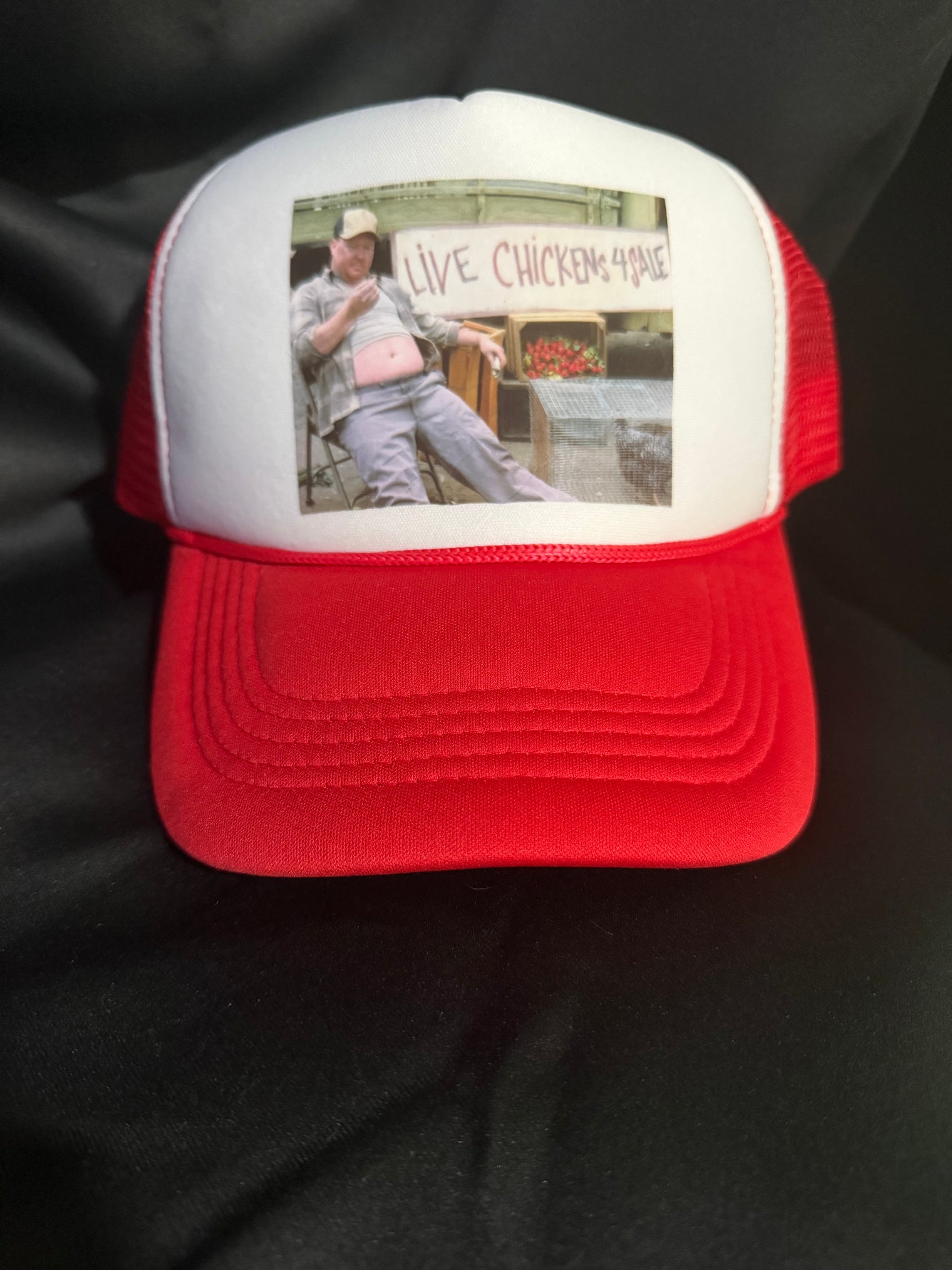 MICHAEL ALCOTT "LIVE CHICKENS" HAT