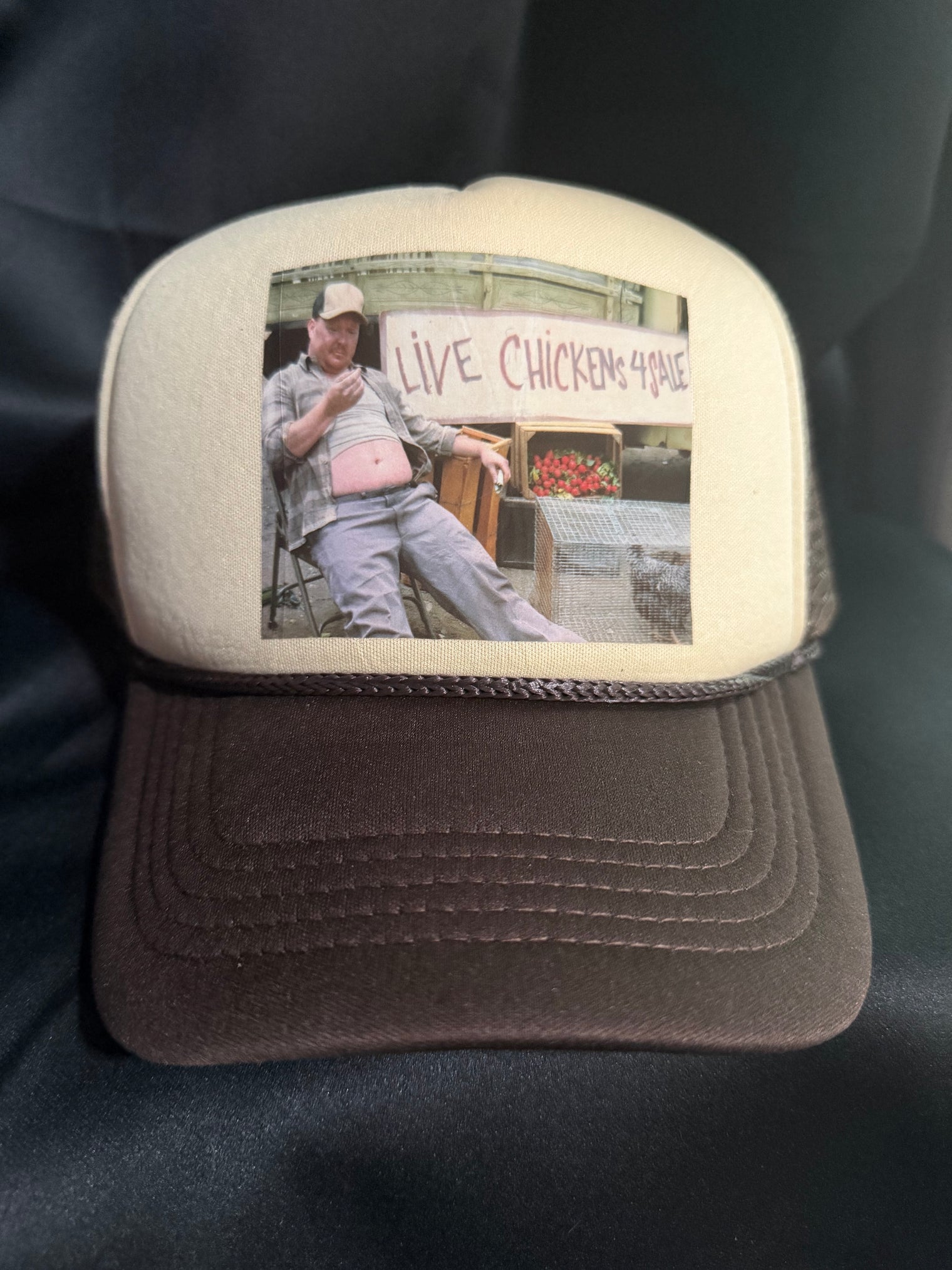 MICHAEL ALCOTT "LIVE CHICKENS" HAT