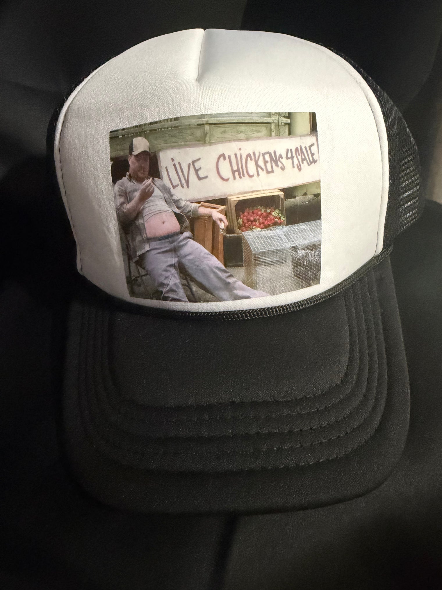 MICHAEL ALCOTT "LIVE CHICKENS" HAT