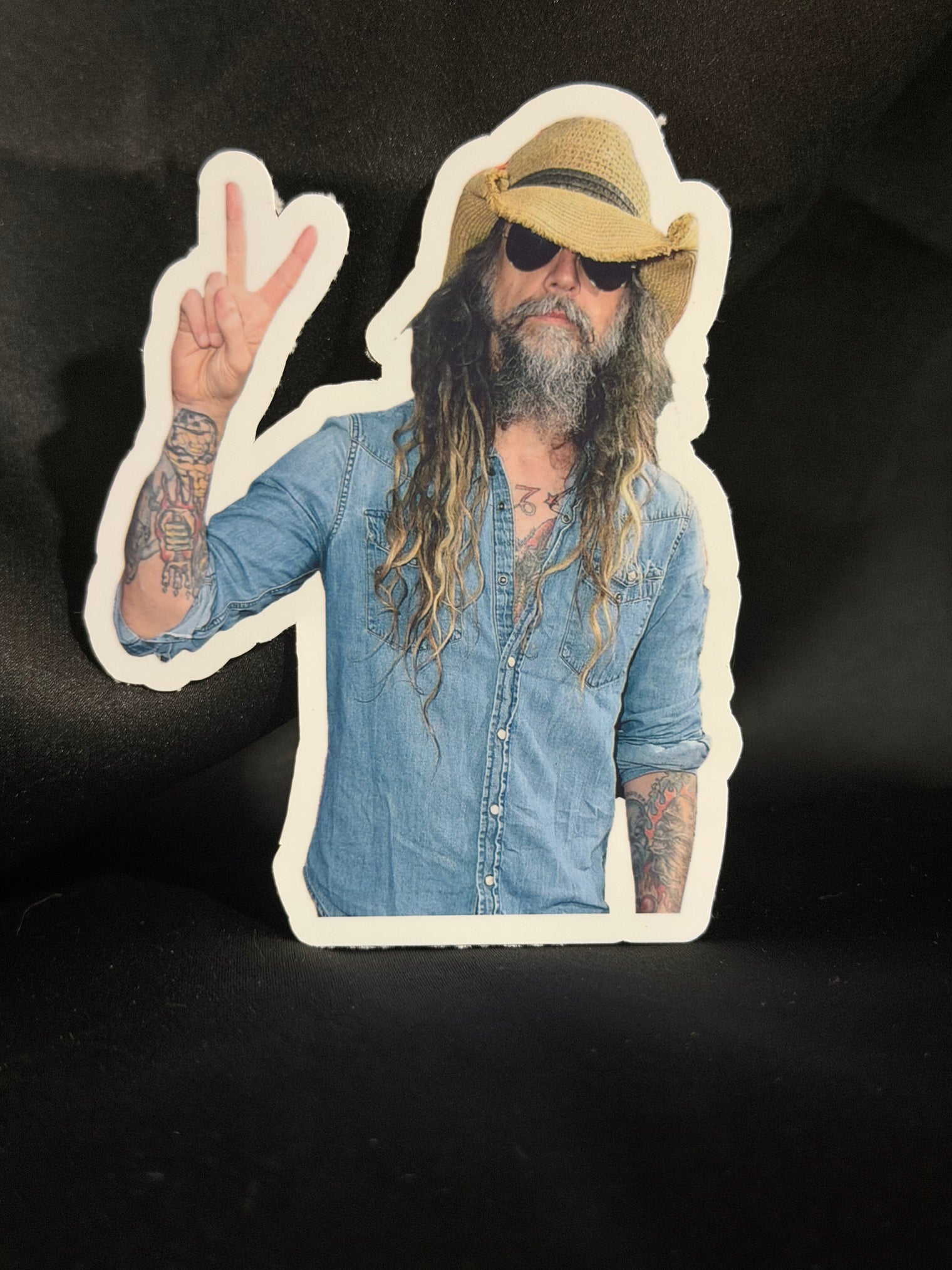 ROB PEACE SIGN STICKER