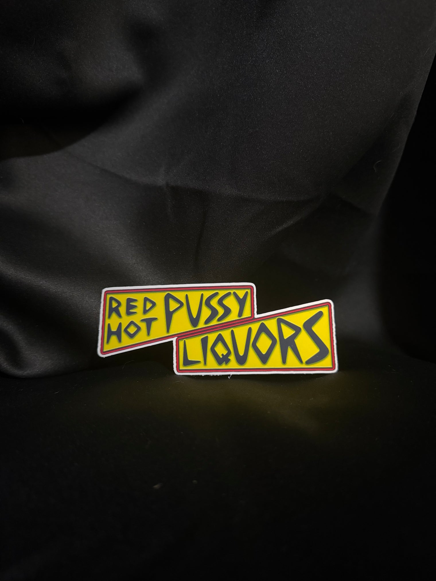 PUSSY LIQUOR STICKER