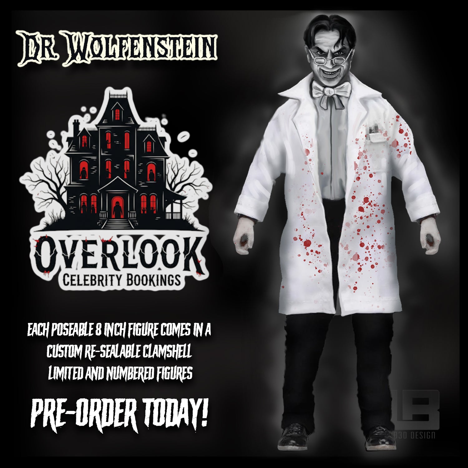 Dr. Wolfenstein Limited Edition Figure - Signed by Gregg Gibbs